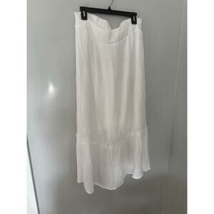 Women’s Wonderly Super Cute White Skirt with elastic waist Size PXL
